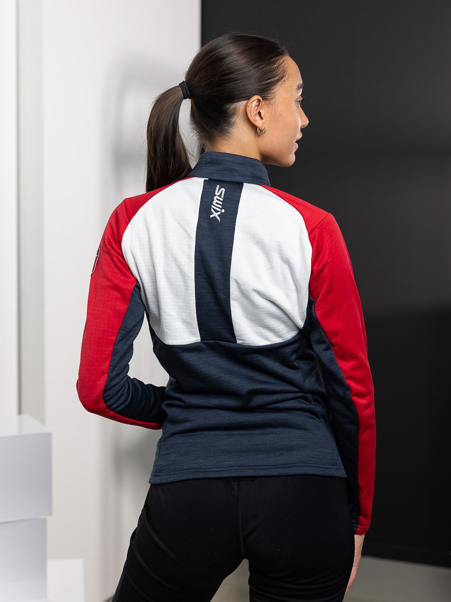 Swix Infinity Midlayer Jacket Dark navy/ Swix red