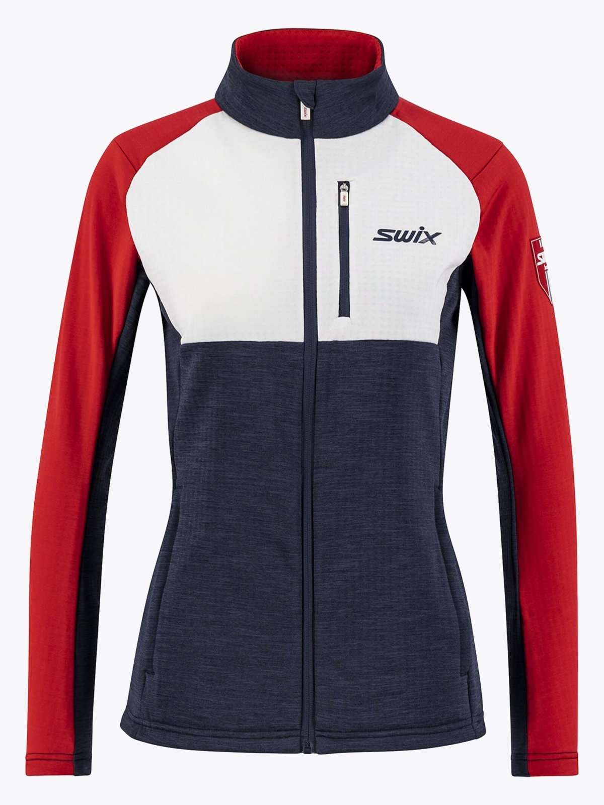 Swix Infinity Midlayer Jacket Dark navy/ Swix red