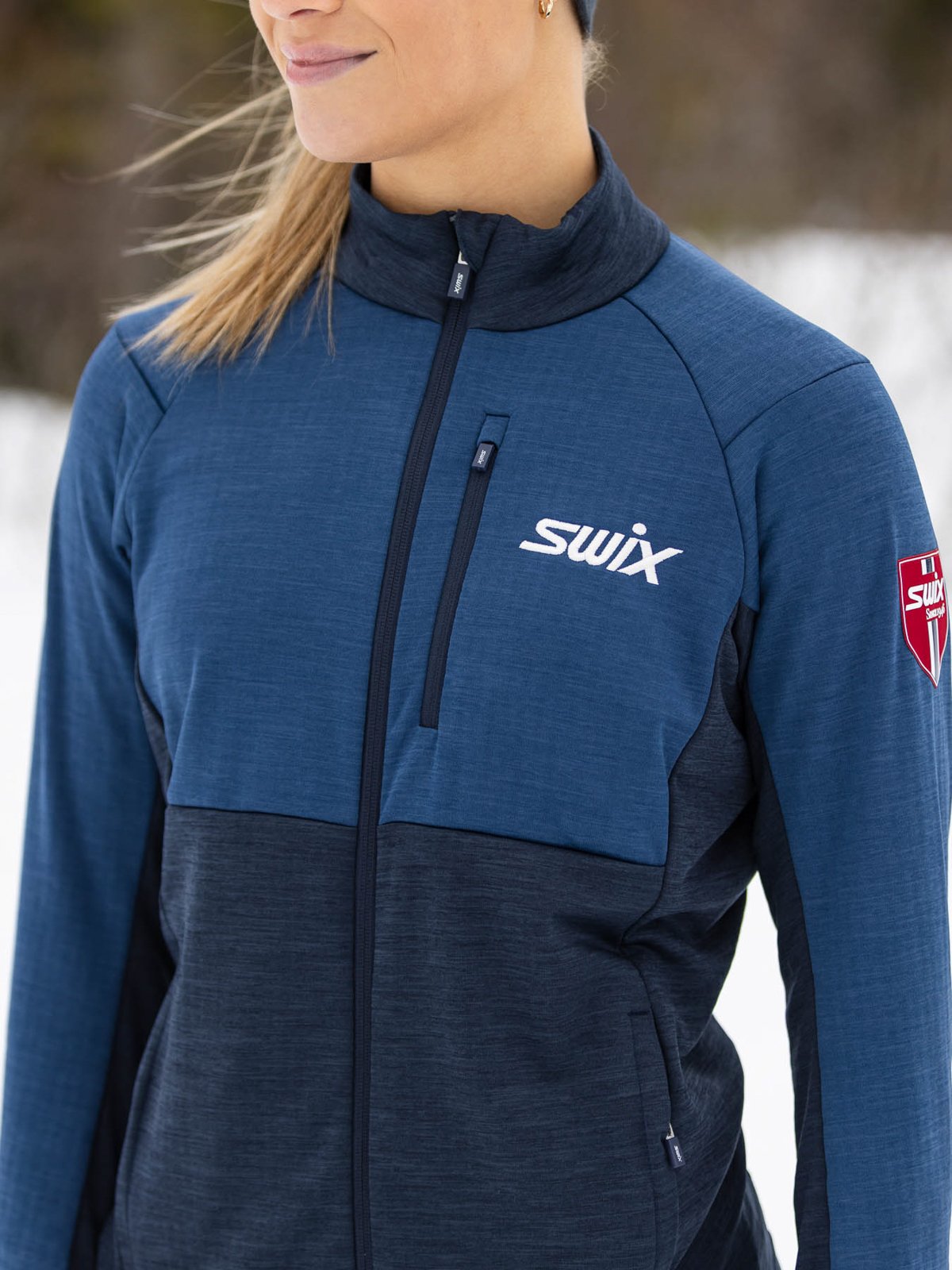 Swix Infinity Midlayer Jacket Lake blue
