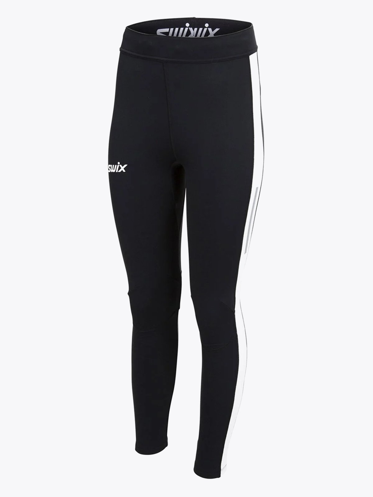 Swix Focus warm tights Black/Bright White