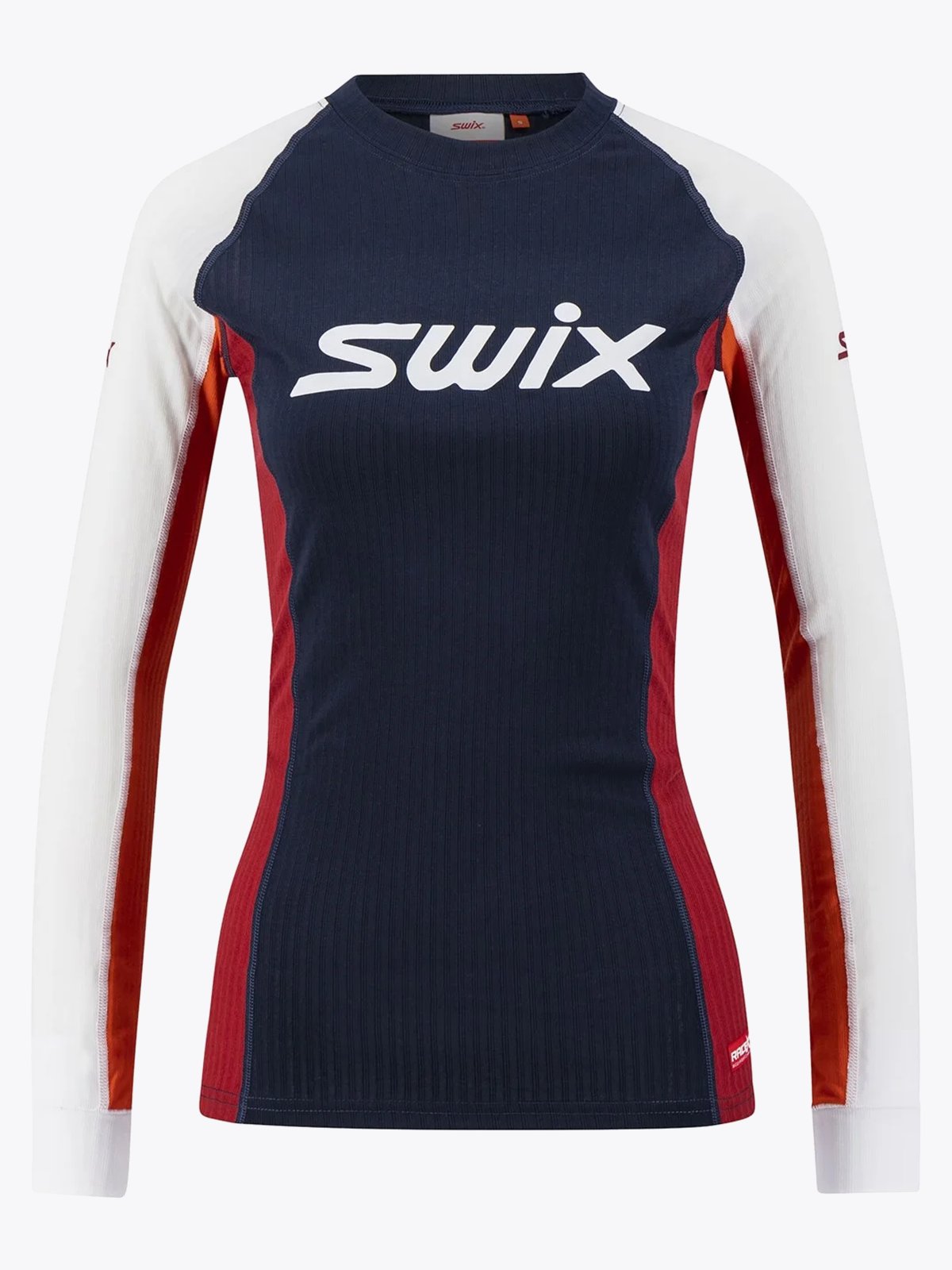 Swix RaceX Bodywear Long Sleeve Dark navy/ Rhubarb red