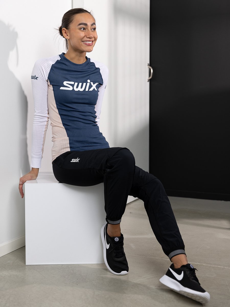 Swix RaceX Bodywear Long Sleeve Lake Blue