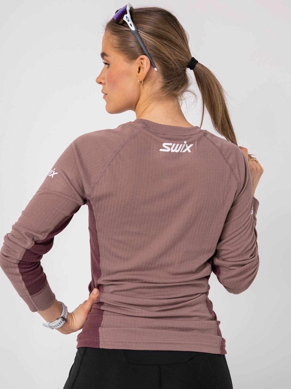 Swix RaceX Bodywear Long Sleeve Light plum/Plum