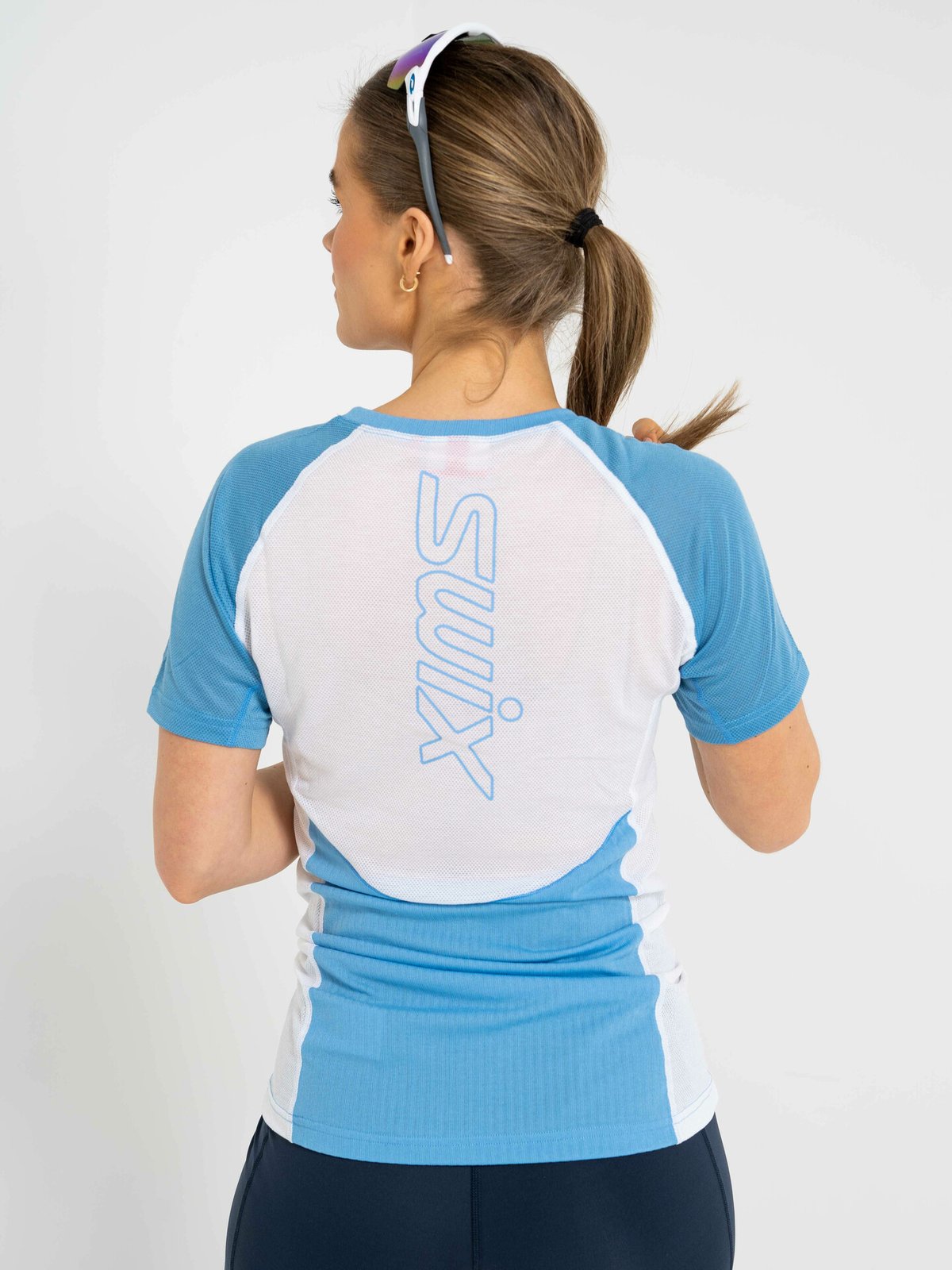 Swix RaceX Light Short Sleeve Cloud Blue / Bright White