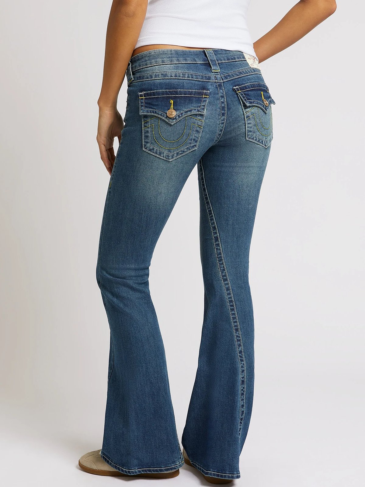 True Religion Joey Low Rise Flare Arabella