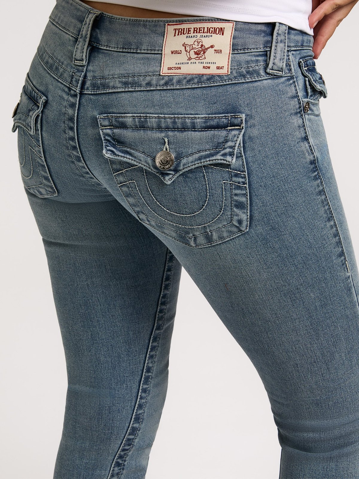 True Religion Joey Low Rise Flare Arabella