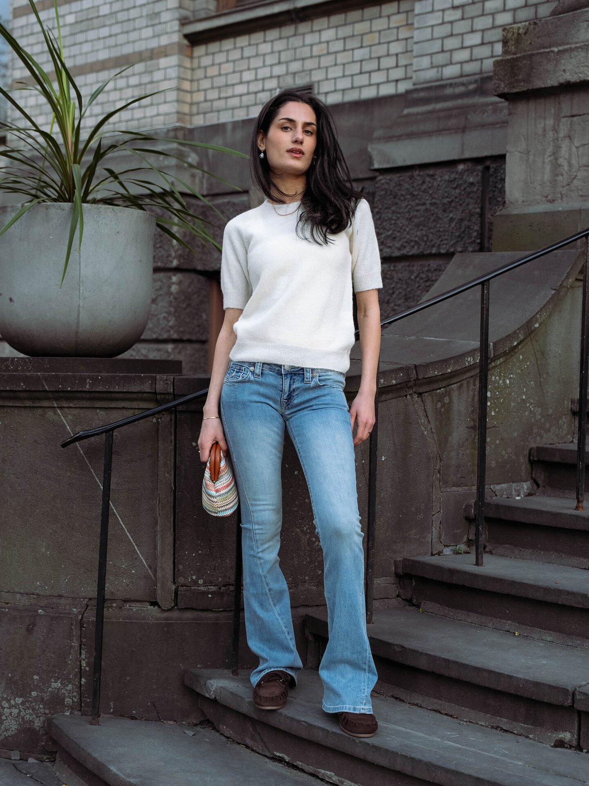 True Religion Joey Low Rise Flare Arabella
