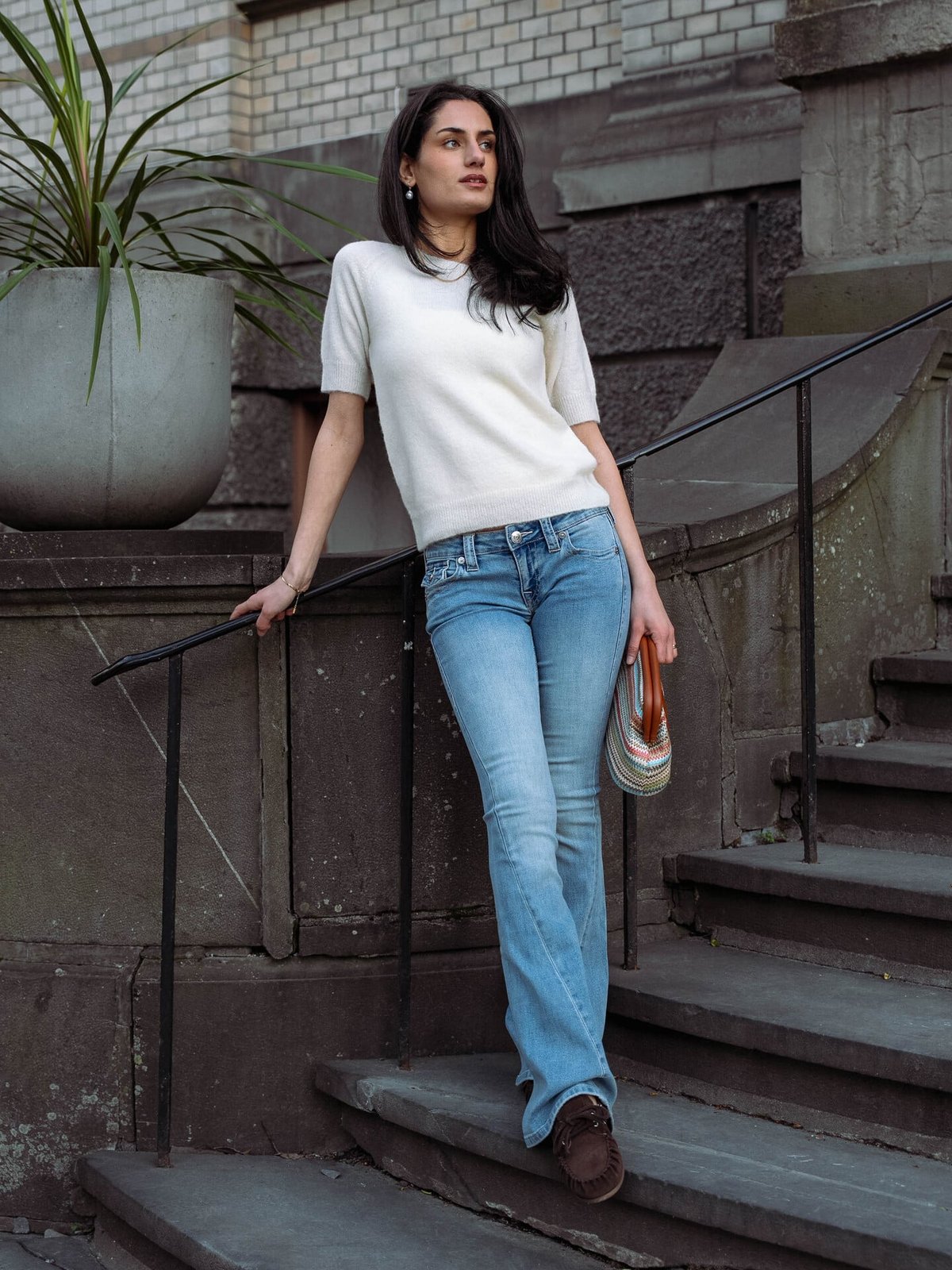 True Religion Joey Low Rise Flare Arabella