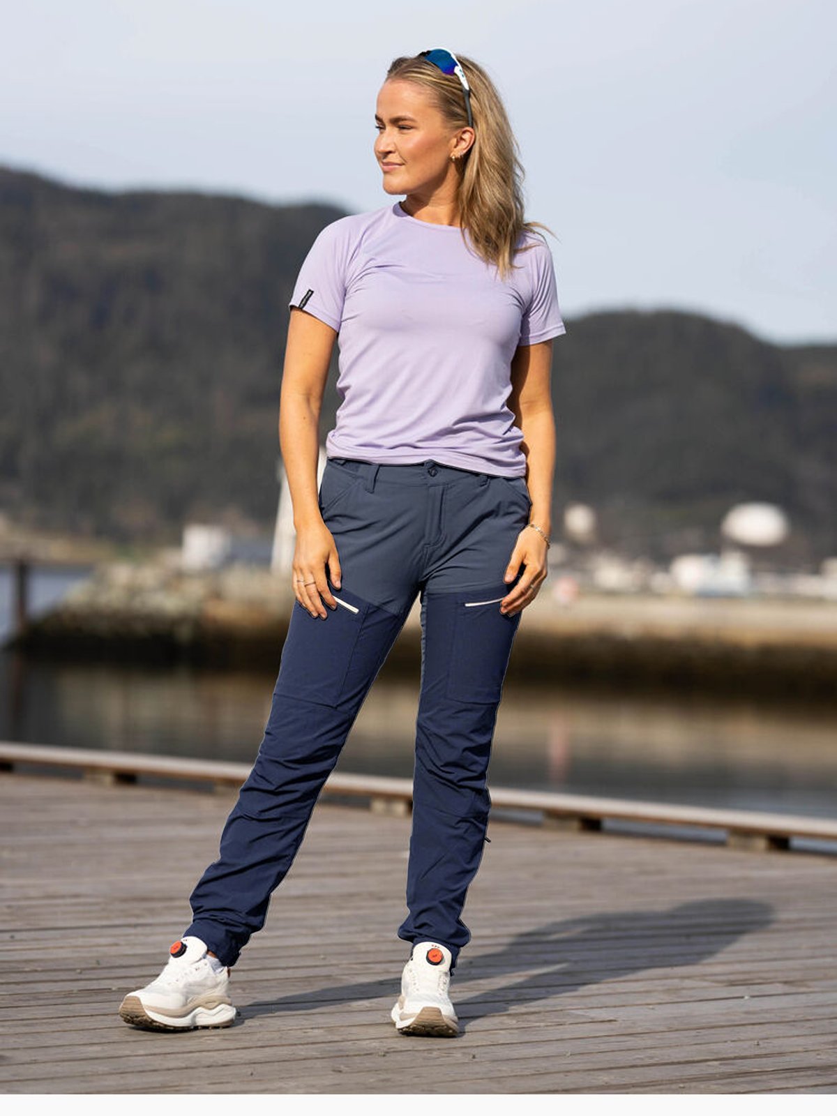 Twentyfour Flåm Trekking Bukse Blekkblå