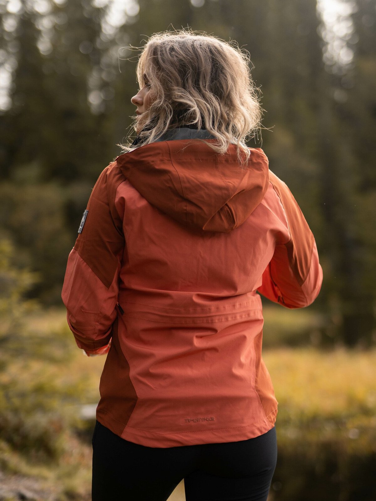 Twentyfour Flåm Stretch 2-Lags Jakke Oransje