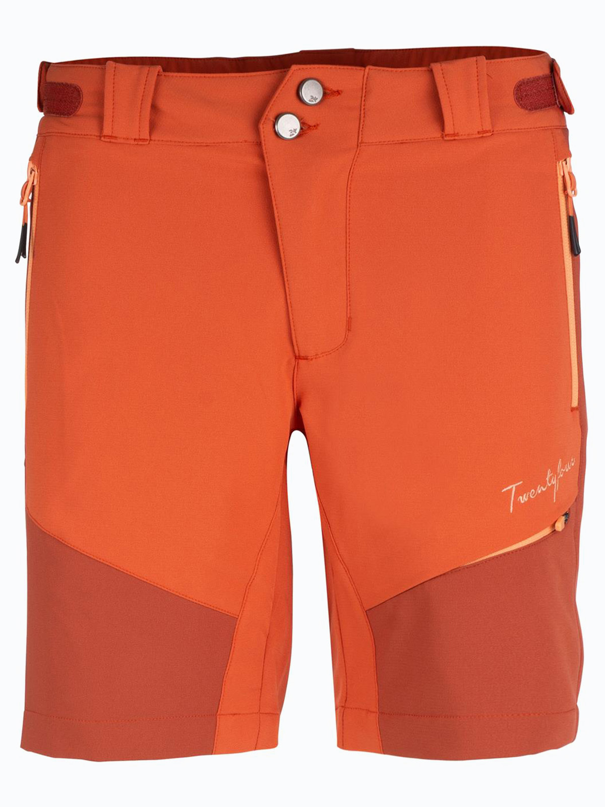 Twentyfour Flåm Light Softshell Shorts Orange