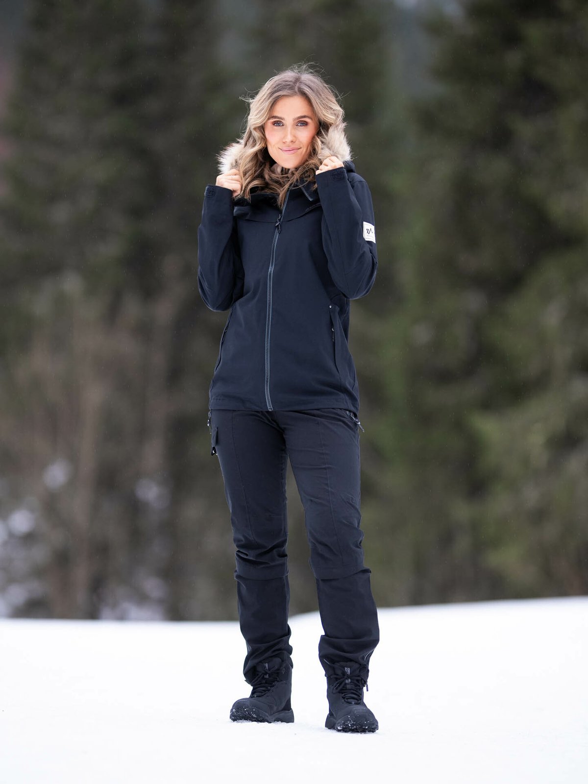 Twentyfour Finse 2.0 2-Lags Jakke Skyggesort