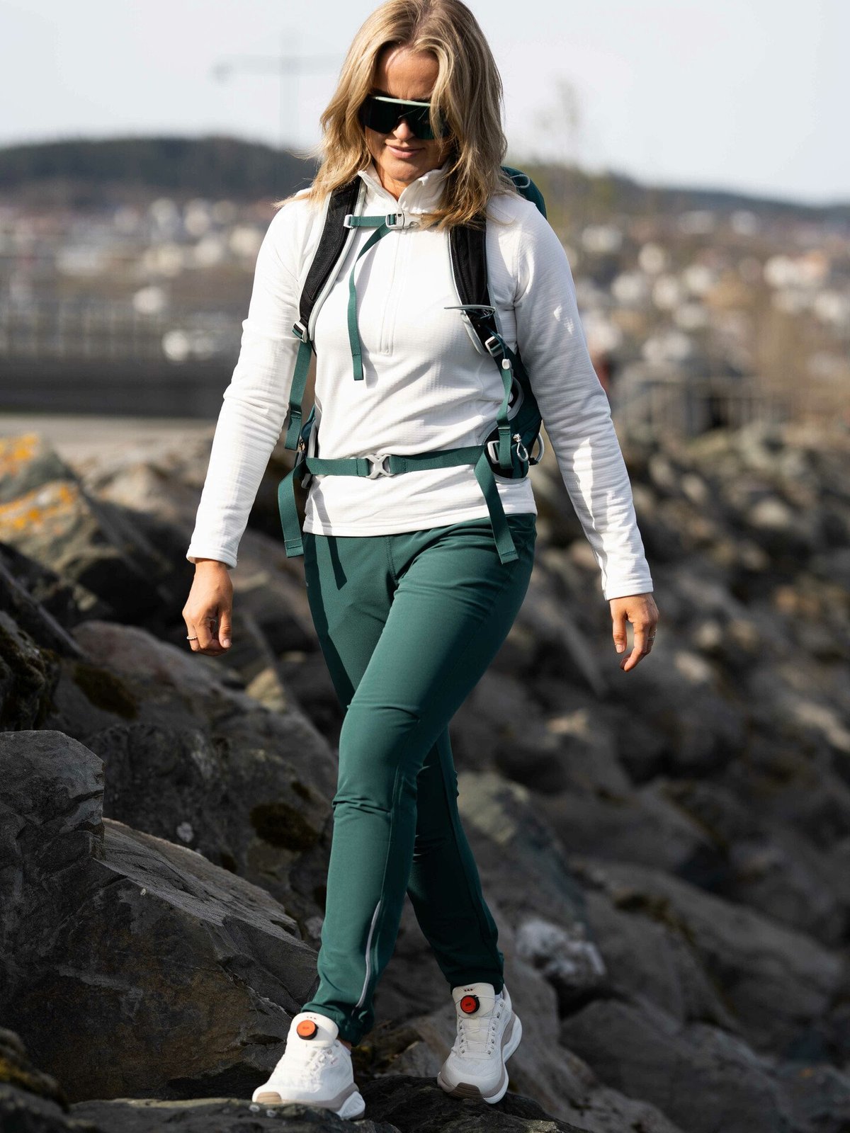 Twentyfour Finse Shapepant Dyp Grønn