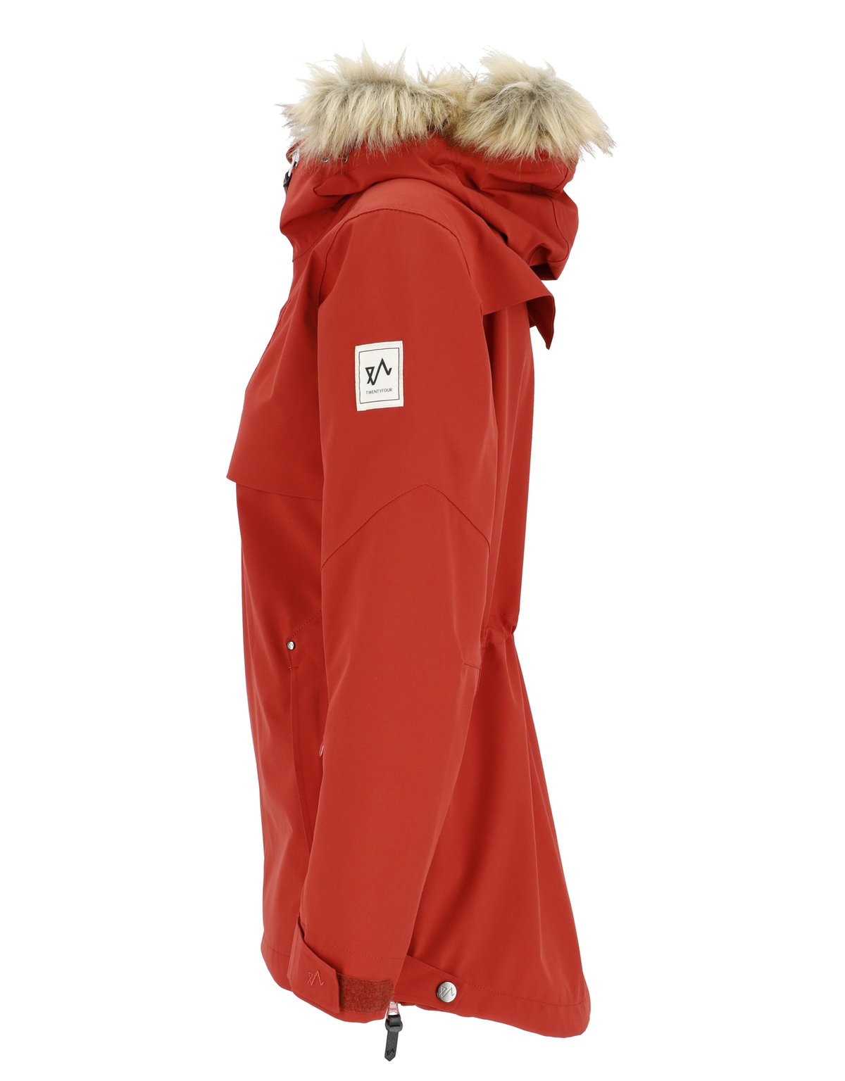 Twentyfour Finse 2.0 2-Lags Anorakk Mørk Rust