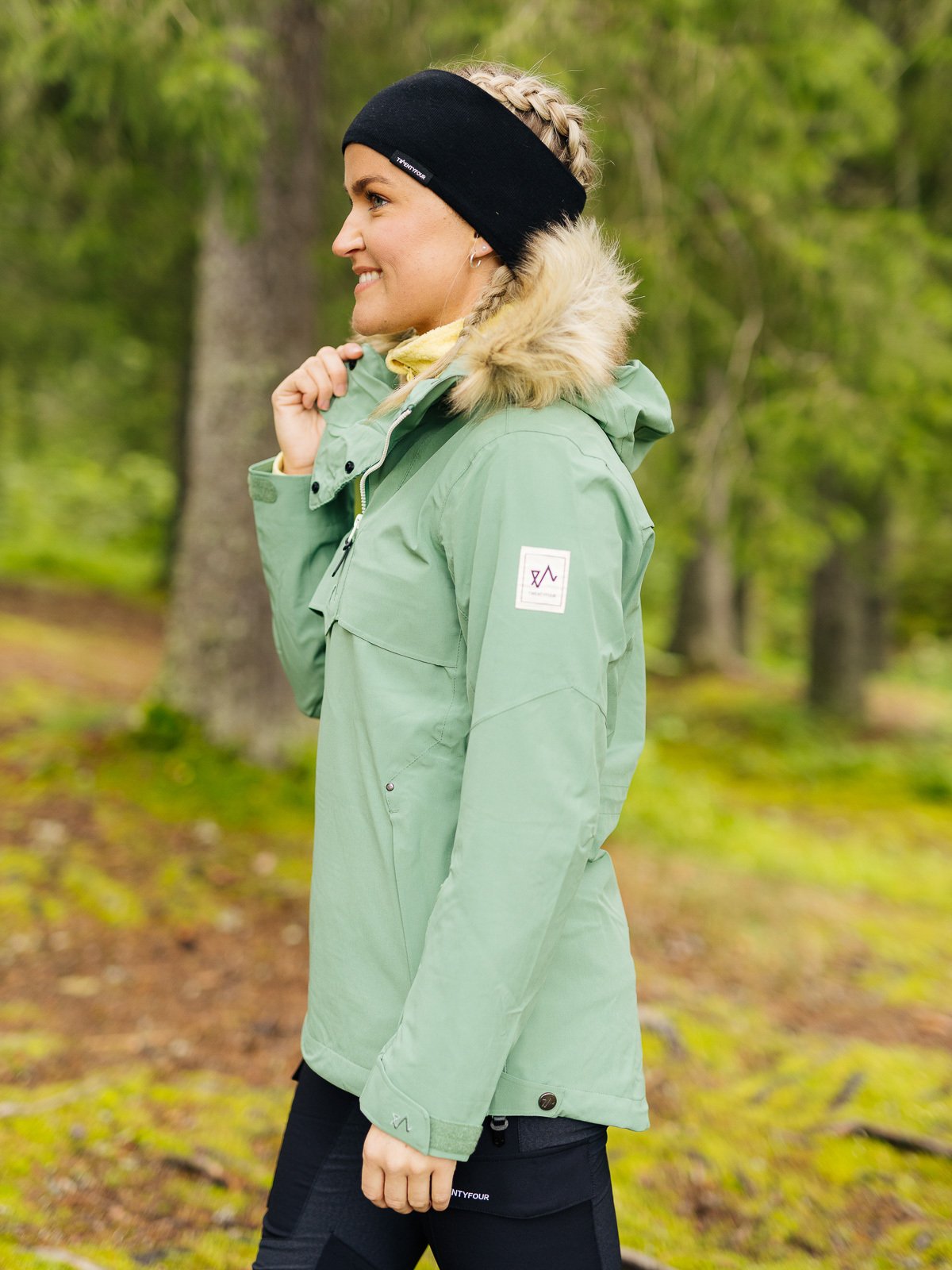 Twentyfour Finse 2.0 2-Lags Anorakk Støvgrønn