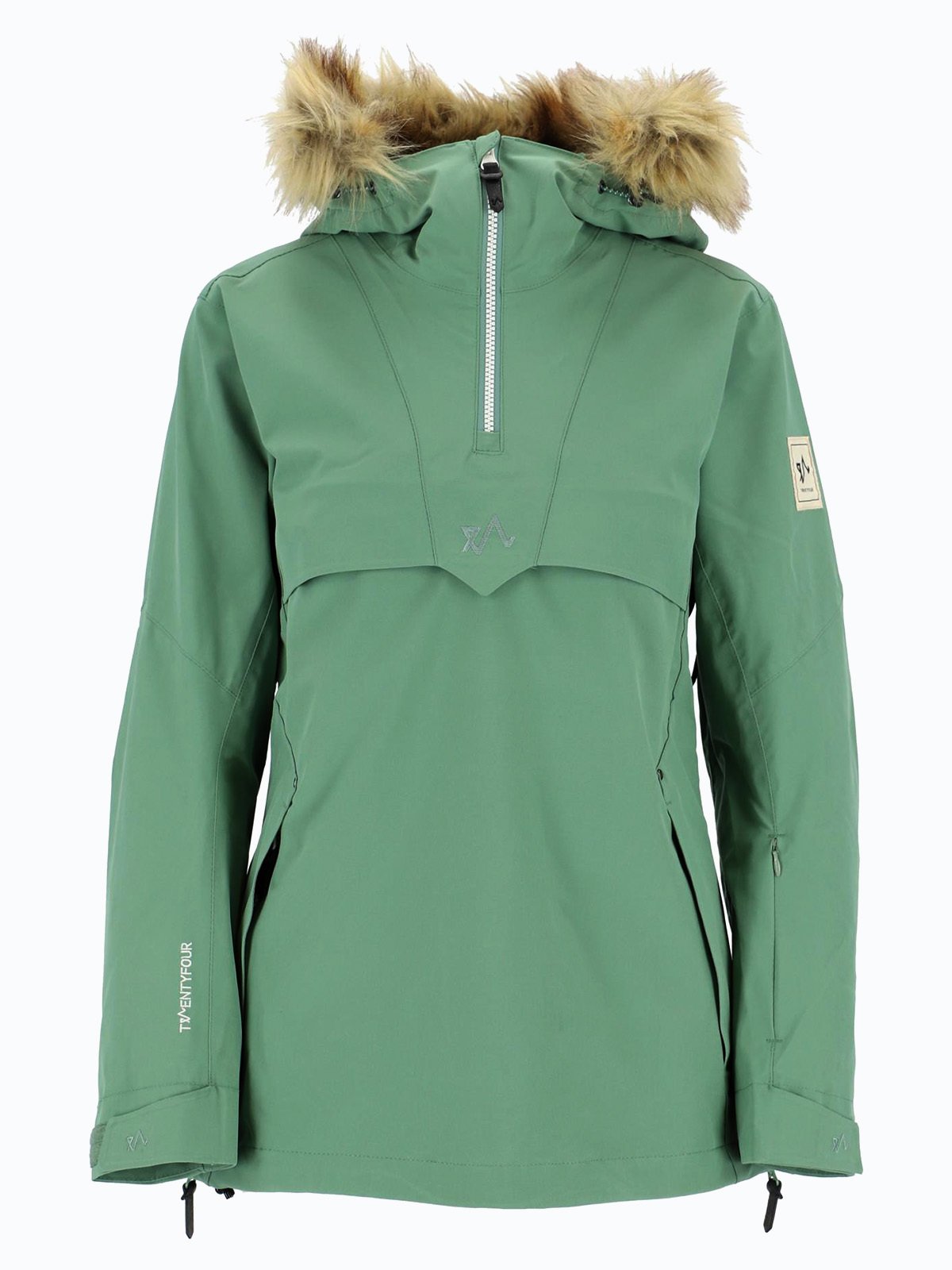 Twentyfour Finse 2.0 2-Lags Anorakk Støvgrønn