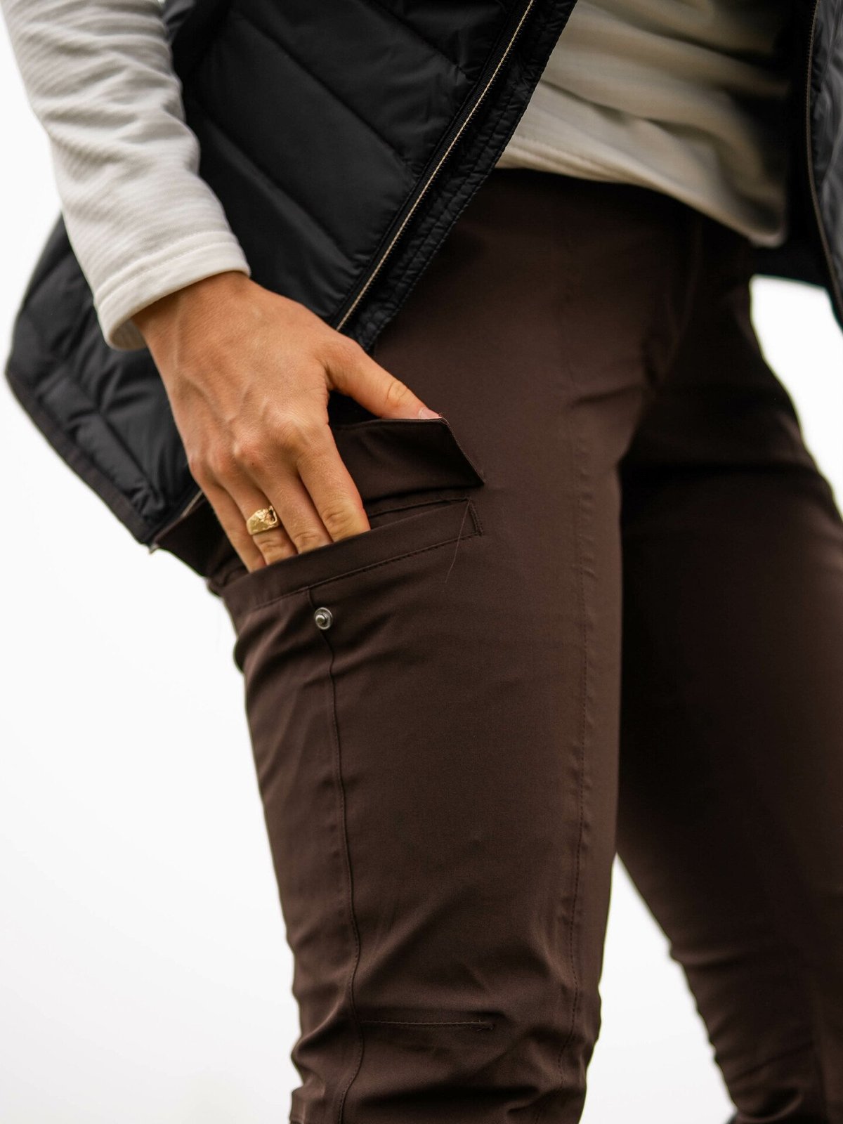 Twentyfour Finse 2.0 2-Lags Bukse Mørk brun