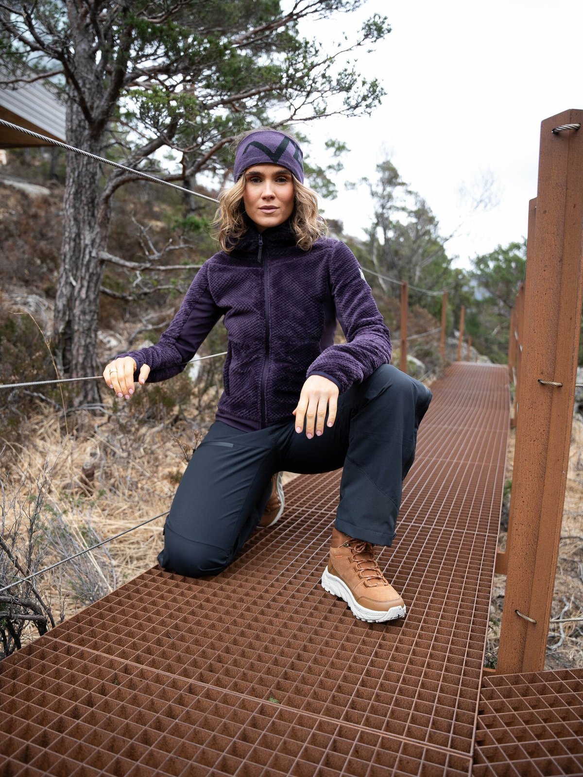 Twentyfour Isbre Pannebånd Dyp plomme