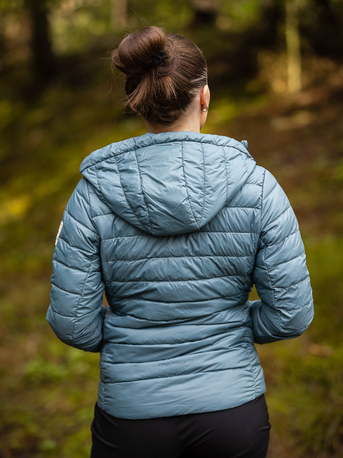 Twentyfour Finse Dunjakke Gråblå