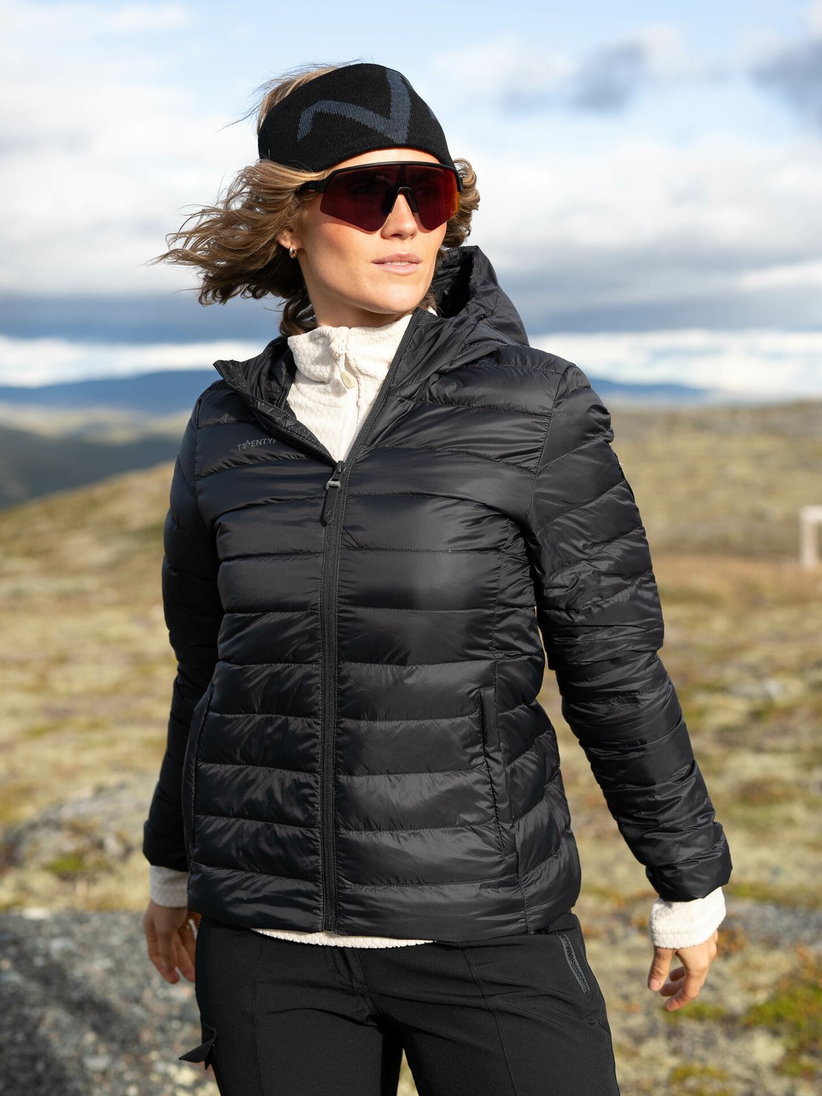 Twentyfour Finse Dunjakke Sort