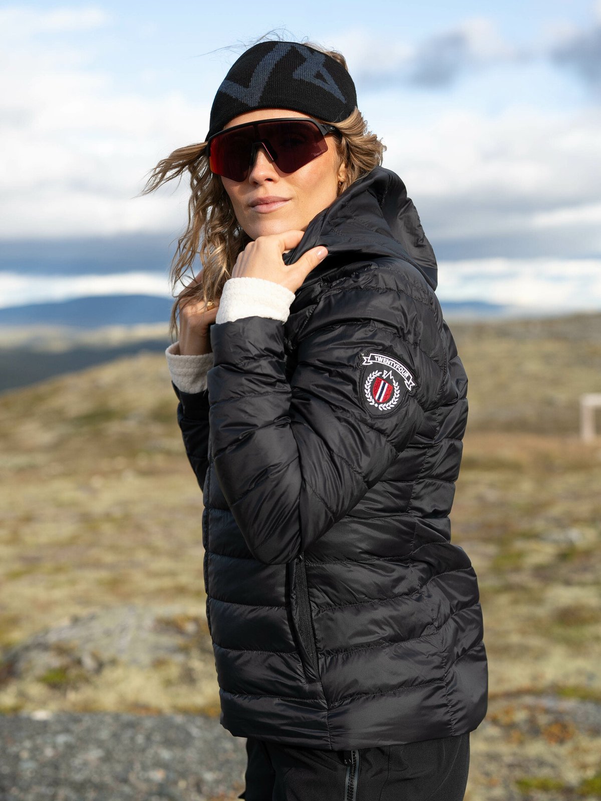 Twentyfour Finse Dunjakke Sort