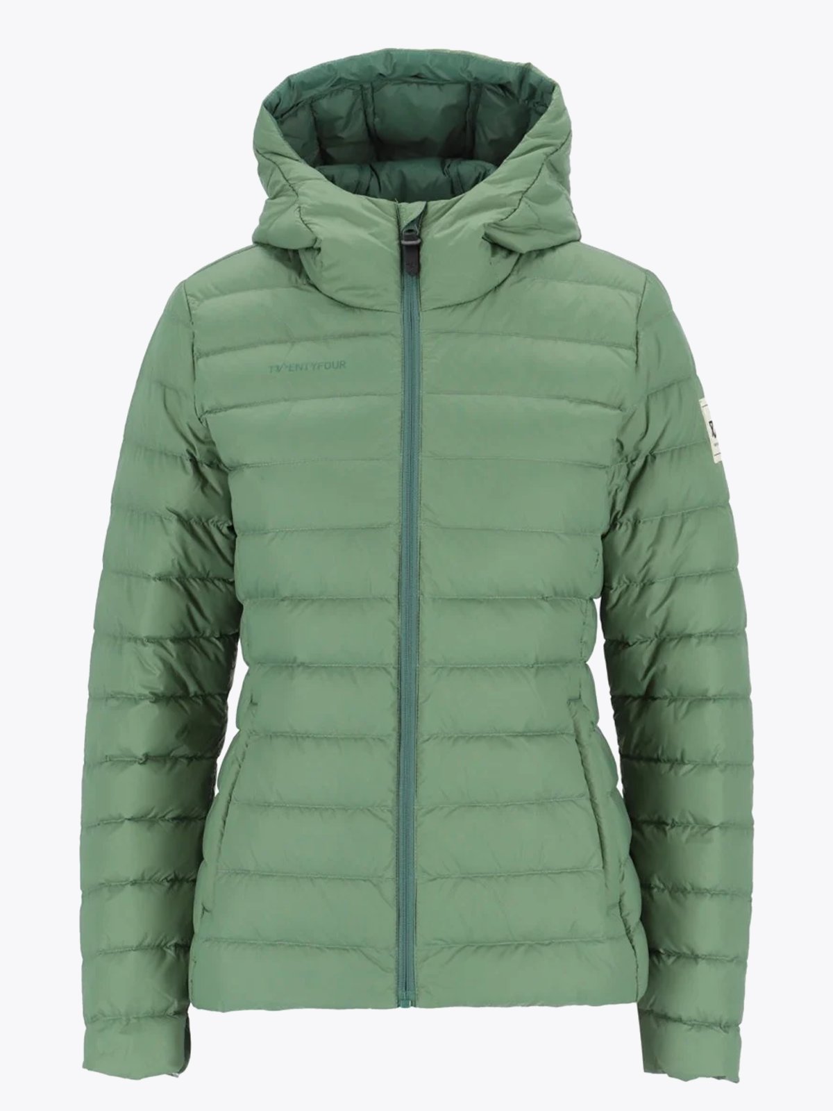 Twentyfour Finse Dunjakke Støvgrønn