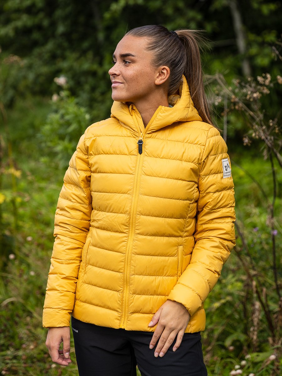 Twentyfour Finse Dunjakke Støvgul