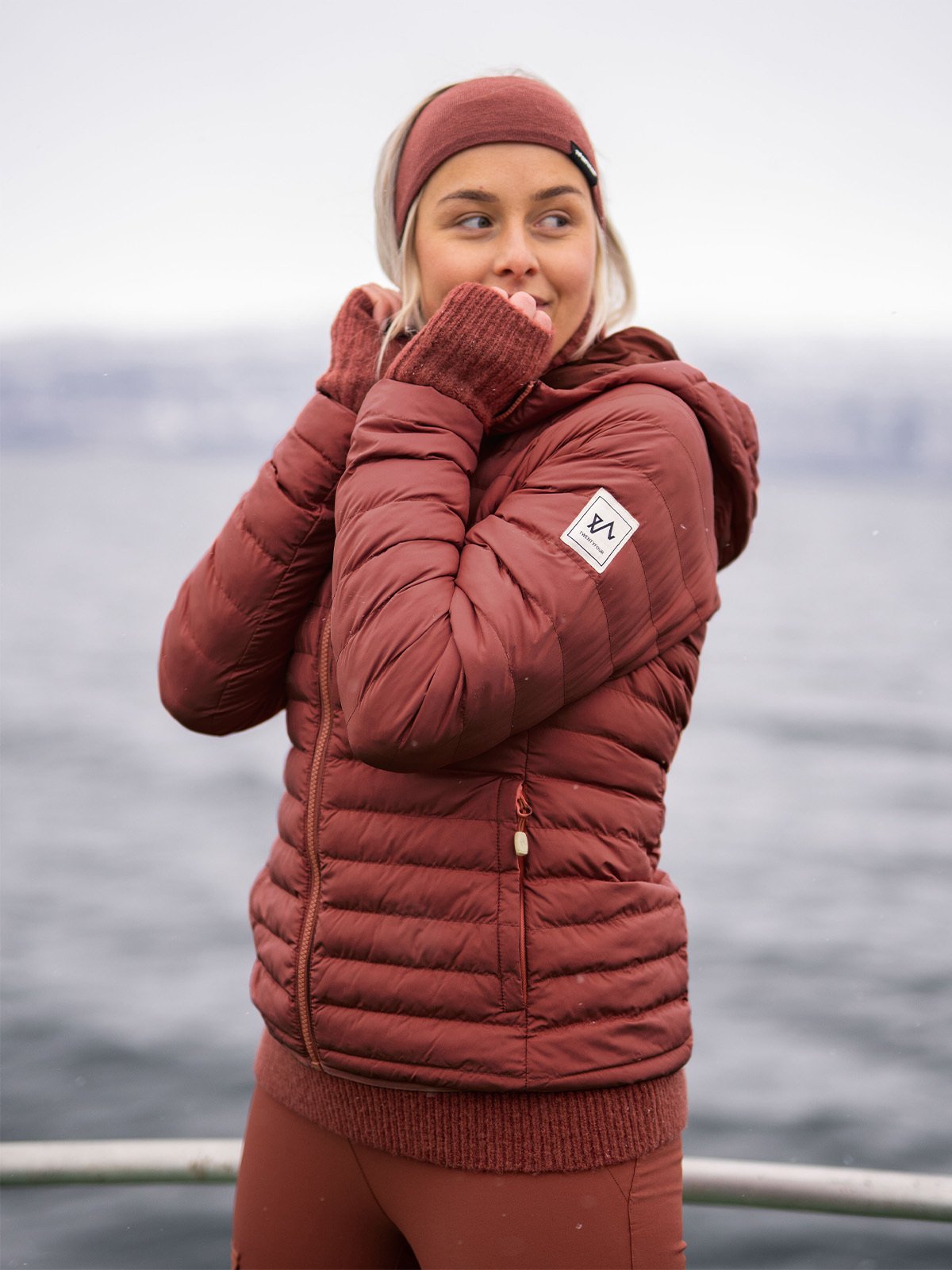 Twentyfour 1222 Thermal Jakke Rustrød/Rødbrun - Get Inspired Exclusive Collection