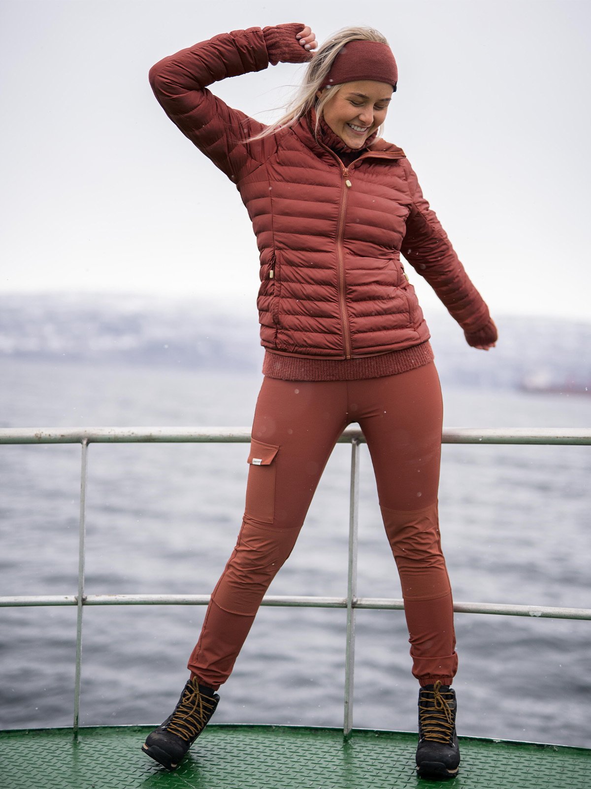 Twentyfour 1222 Thermal Jakke Rustrød/Rødbrun - Get Inspired Exclusive Collection