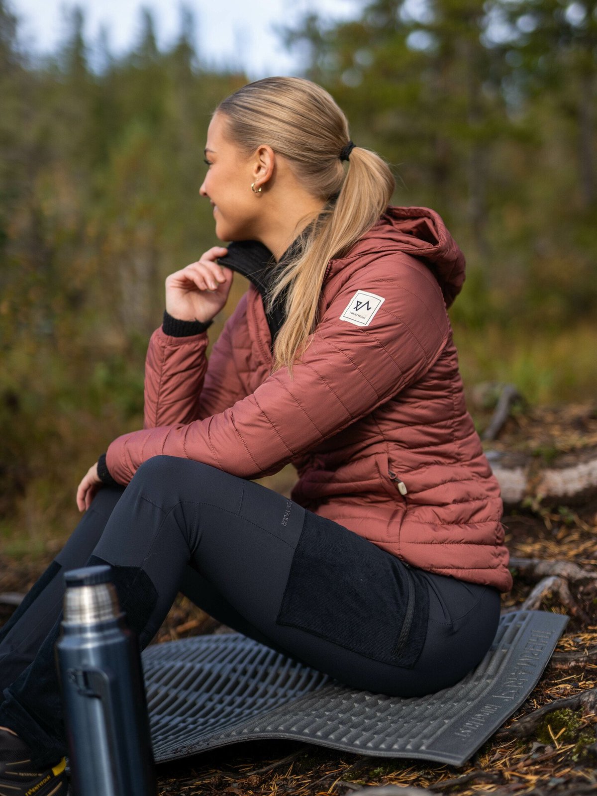 Twentyfour 1222 Thermal Jakke Rustrød/Rødbrun - Get Inspired Exclusive Collection