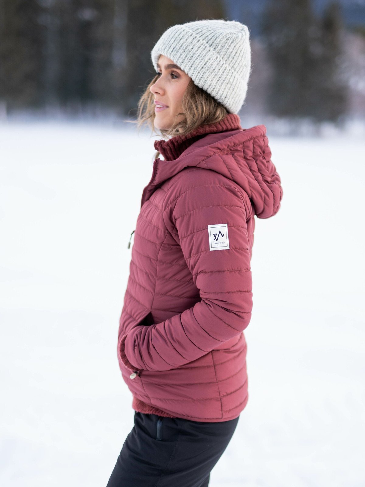 Twentyfour 1222 Thermal Jakke Rustrød/Rødbrun - Get Inspired Exclusive Collection