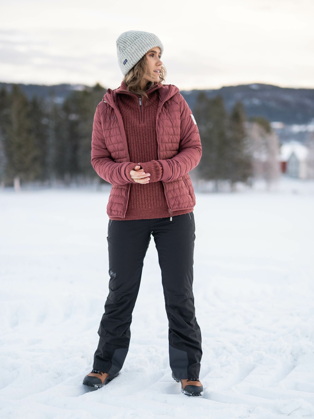 Twentyfour 1222 Thermal Jakke Rustrød/Rødbrun - Get Inspired Exclusive Collection