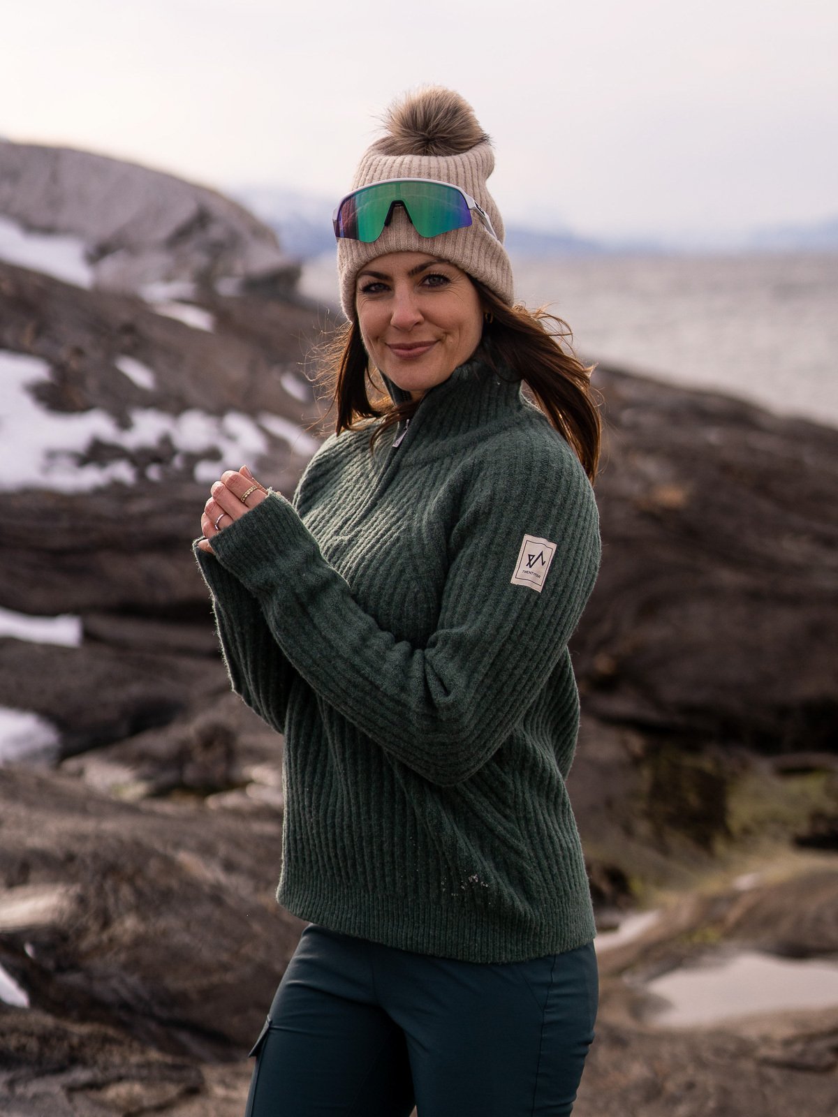 Twentyfour 1222 Half Zip Genser Dyp Grønn - Get Inspired Exclusive Collection