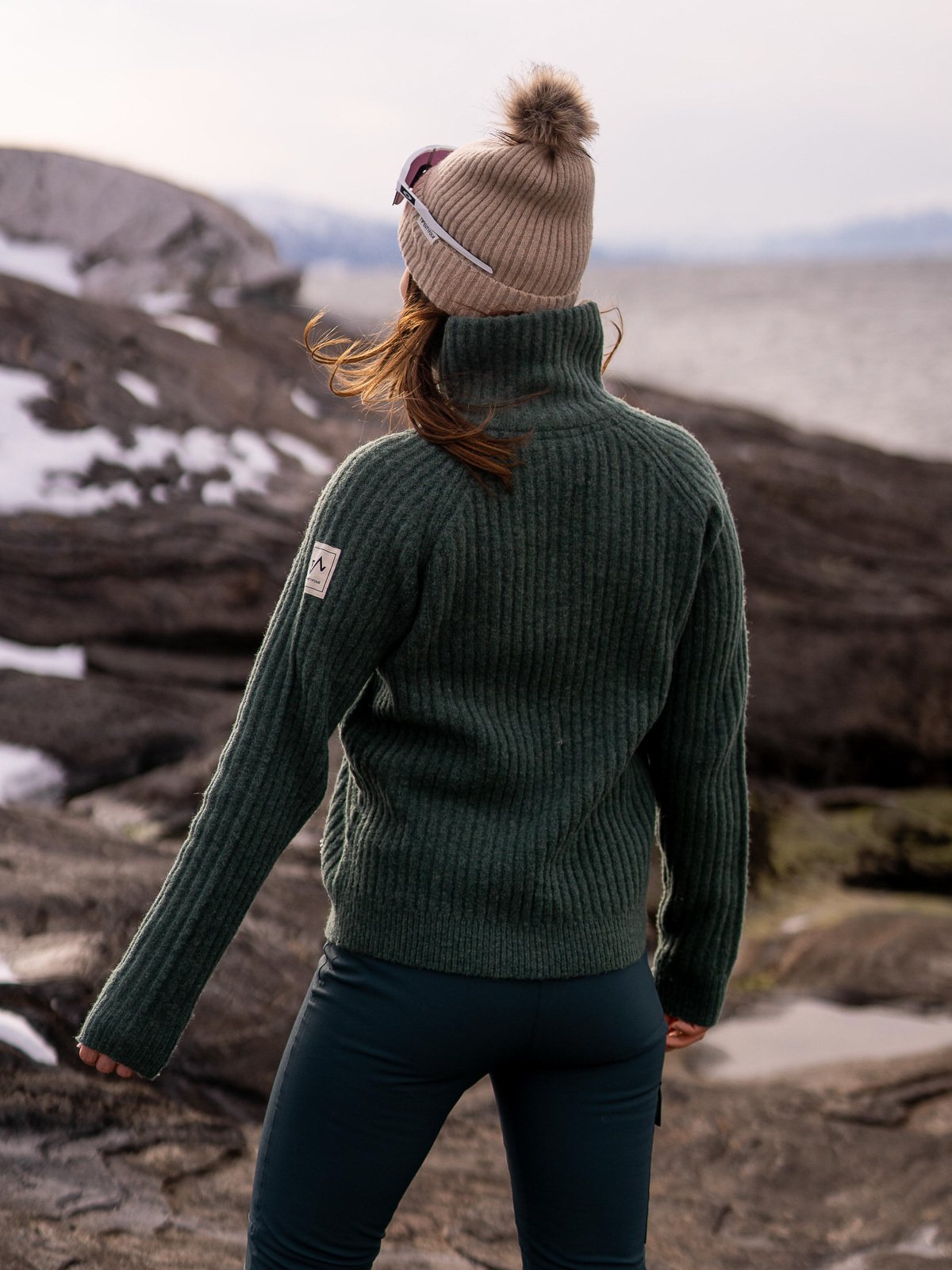 Twentyfour 1222 Half Zip Genser Dyp Grønn - Get Inspired Exclusive Collection