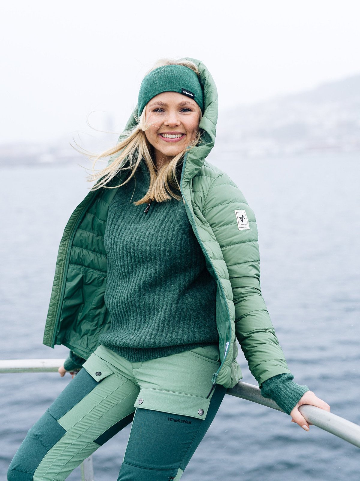 Twentyfour 1222 Half Zip Genser Dyp Grønn - Get Inspired Exclusive Collection