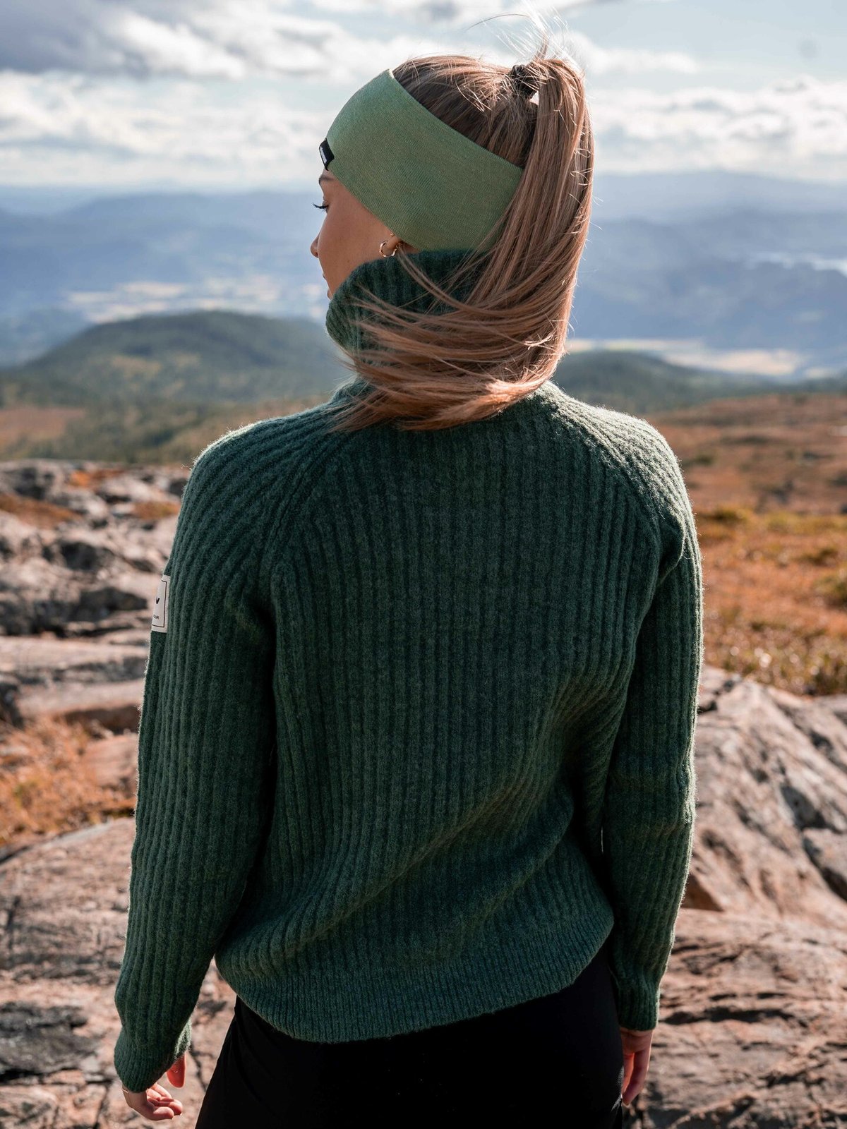 Twentyfour 1222 Half Zip Genser Dyp Grønn - Get Inspired Exclusive Collection