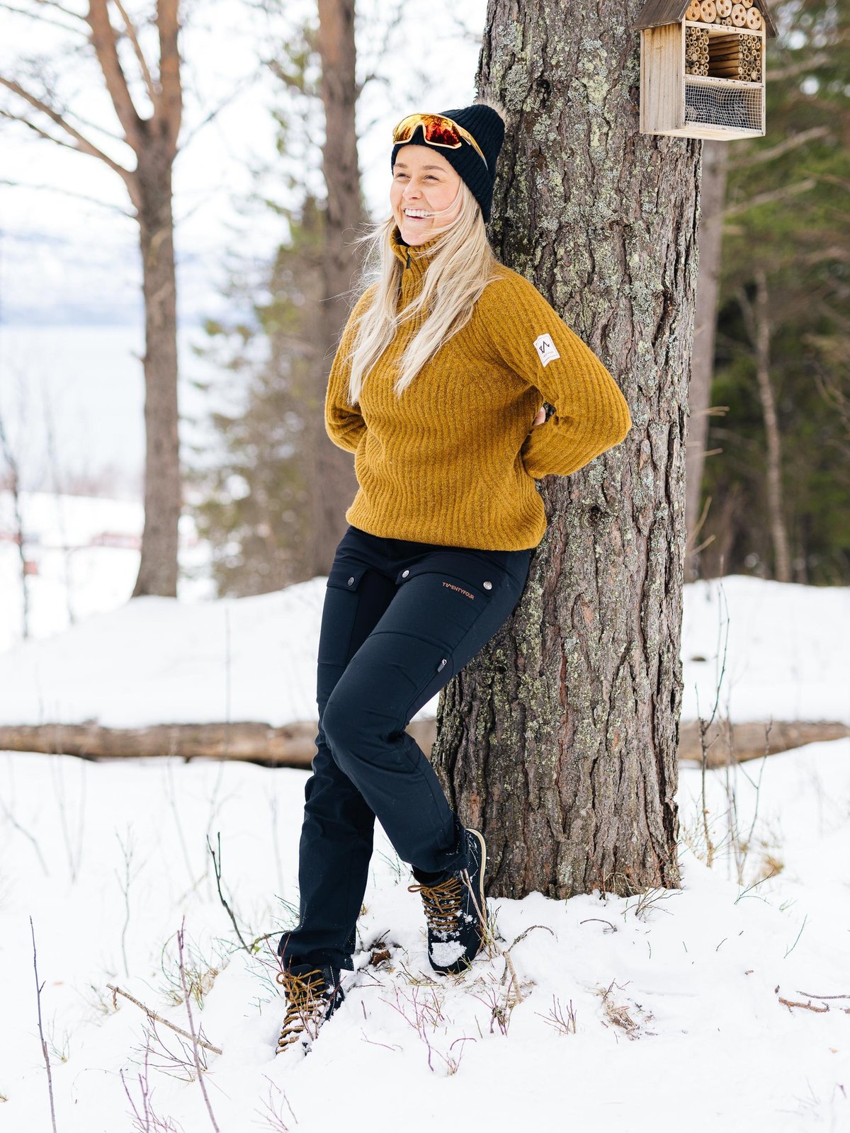 Twentyfour 1222 Half Zip Genser Kamel