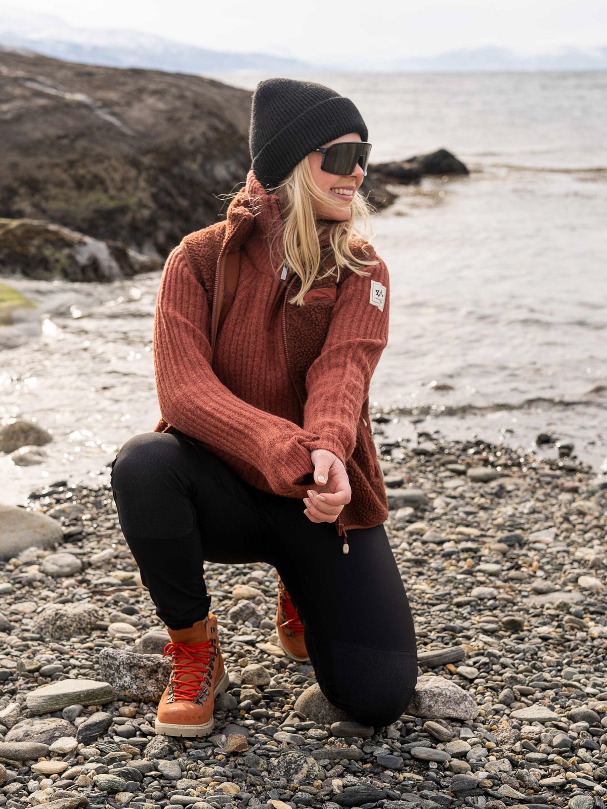 Twentyfour 1222 Half Zip Genser Rødbrun - Get Inspired Exclusive Collection