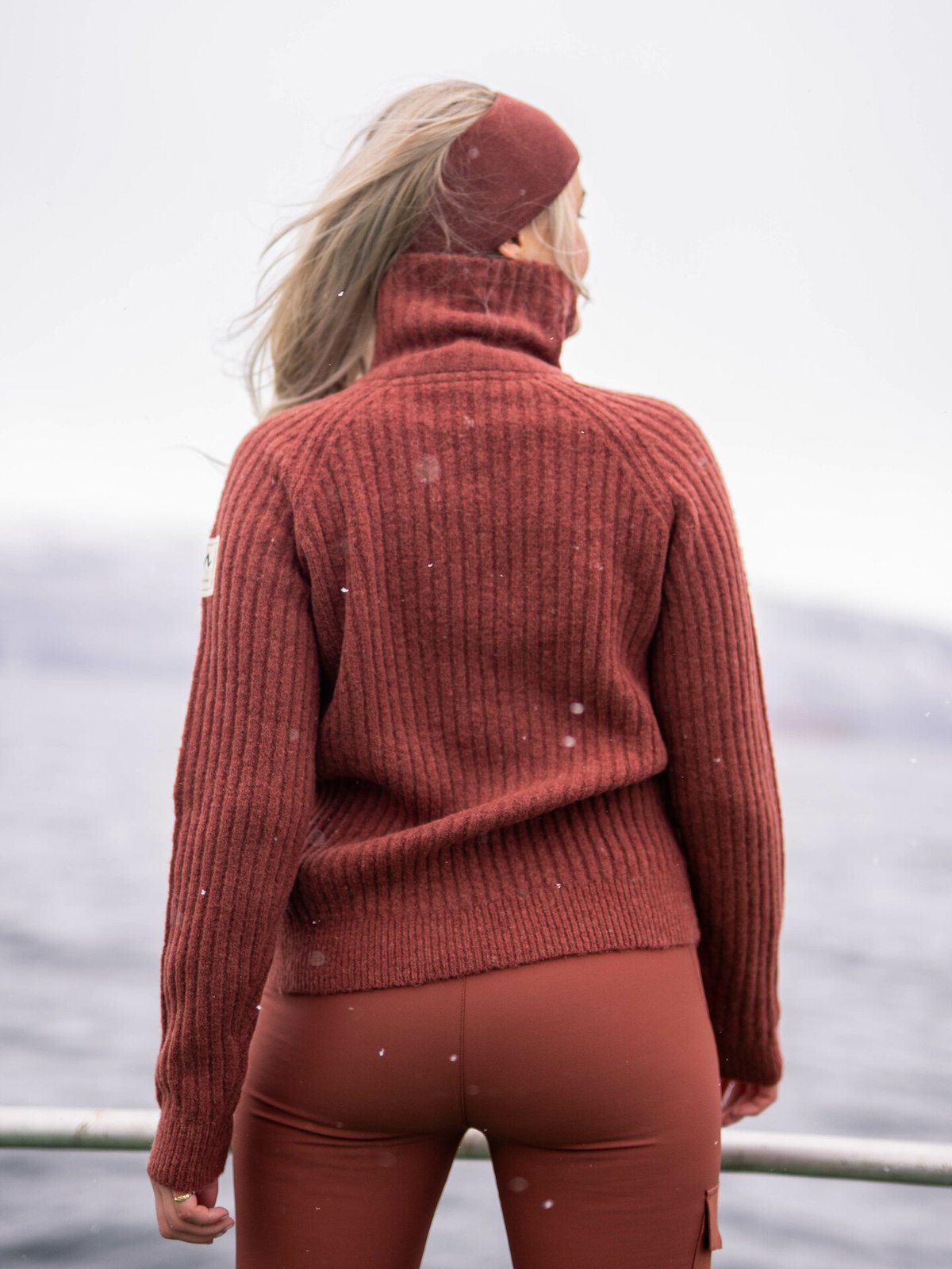 Twentyfour 1222 Half Zip Genser Rødbrun - Get Inspired Exclusive Collection