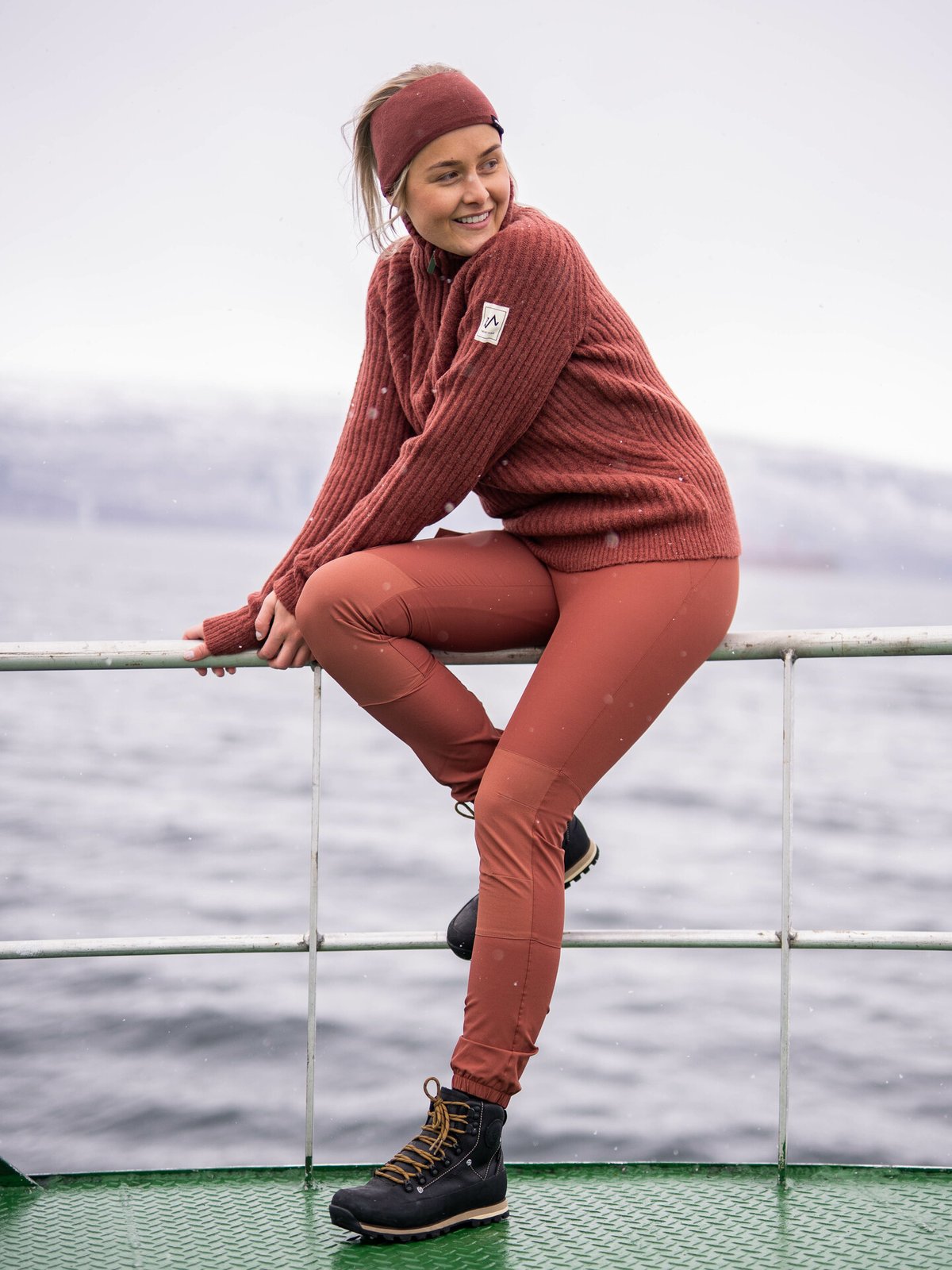 Twentyfour 1222 Half Zip Genser Rødbrun - Get Inspired Exclusive Collection