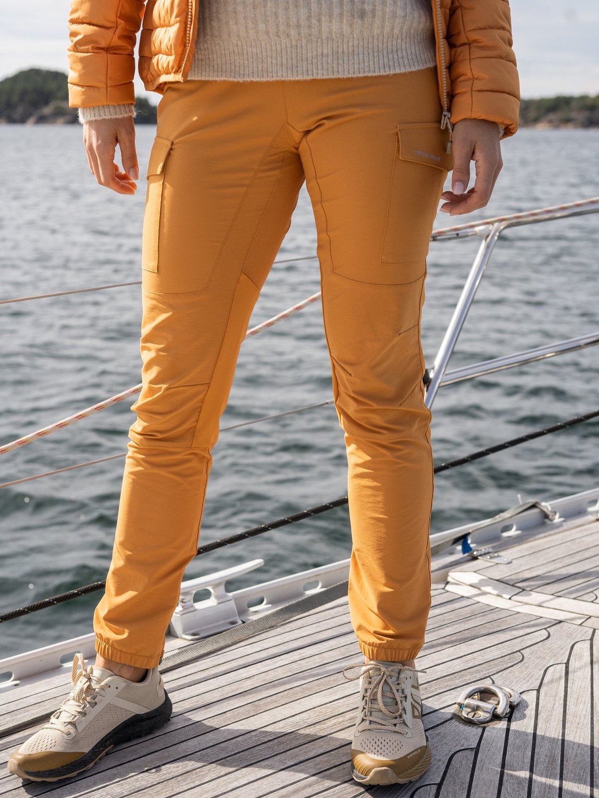 Twentyfour 1222 Shape Bukse Mørk oker