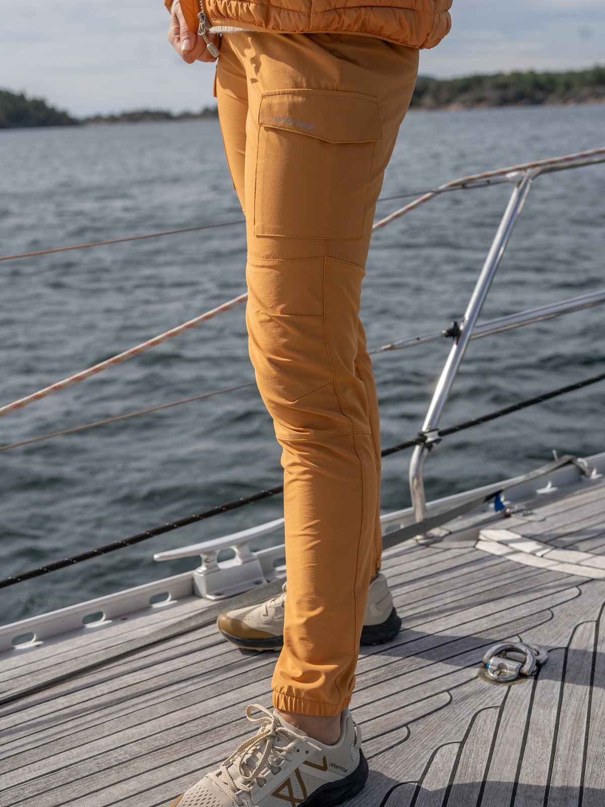 Twentyfour 1222 Shape Bukse Mørk oker