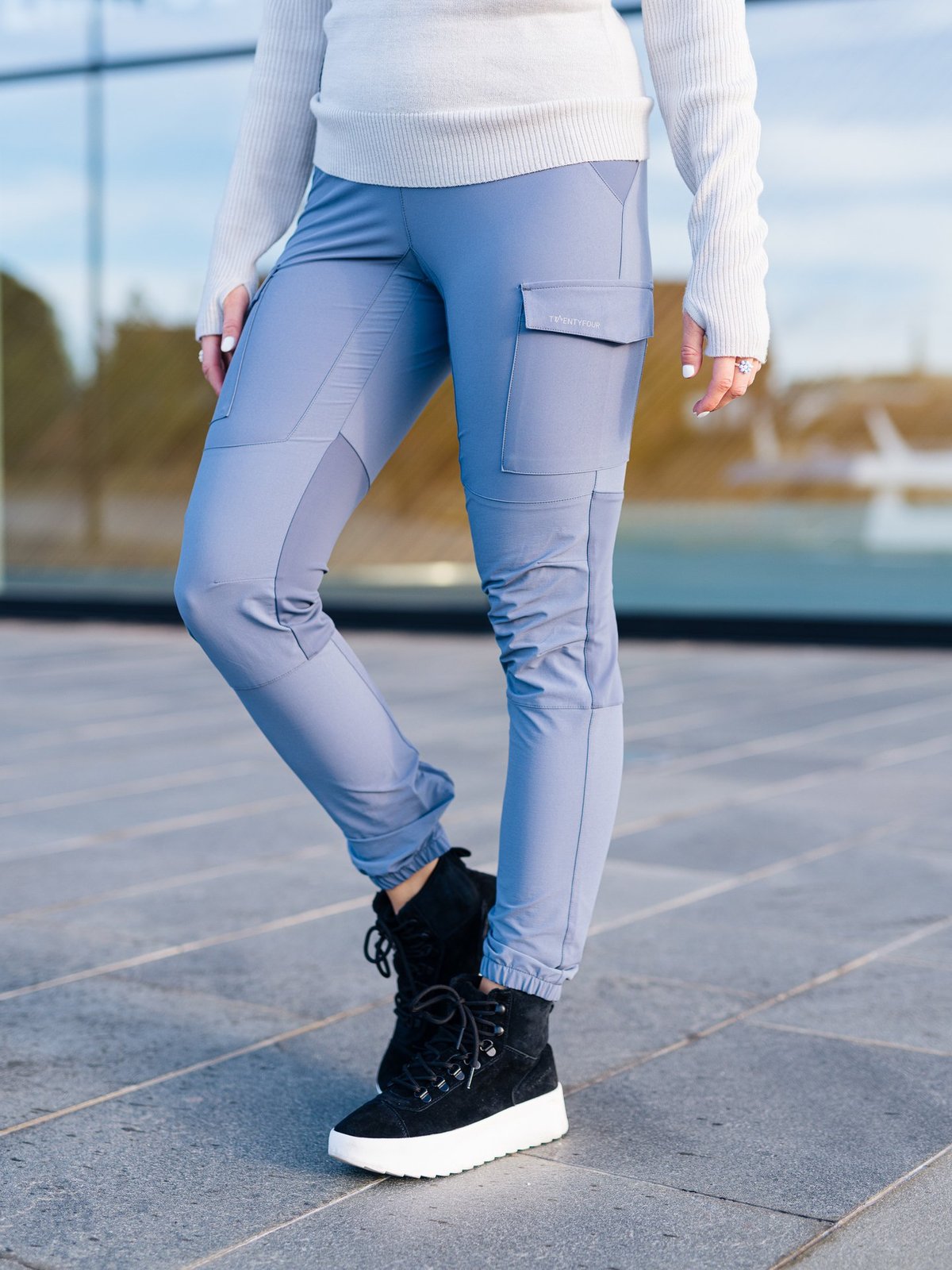 Twentyfour 1222 Shape Bukse Skiferblå