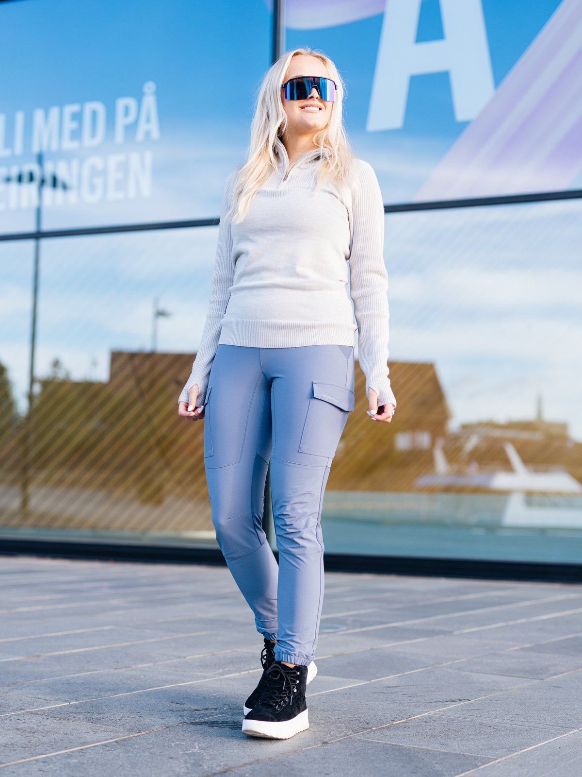 Twentyfour 1222 Shape Bukse Skiferblå