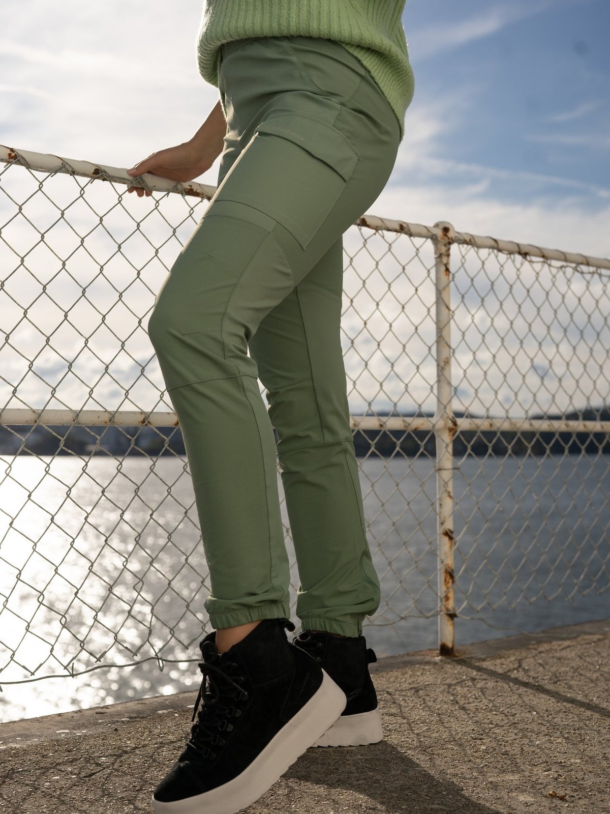 Twentyfour 1222 Shape Bukse Støvgrønn