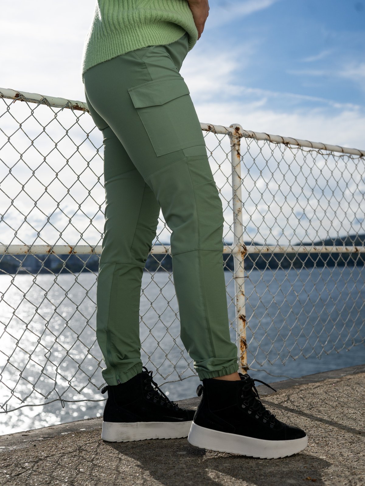 Twentyfour 1222 Shape Bukse Støvgrønn