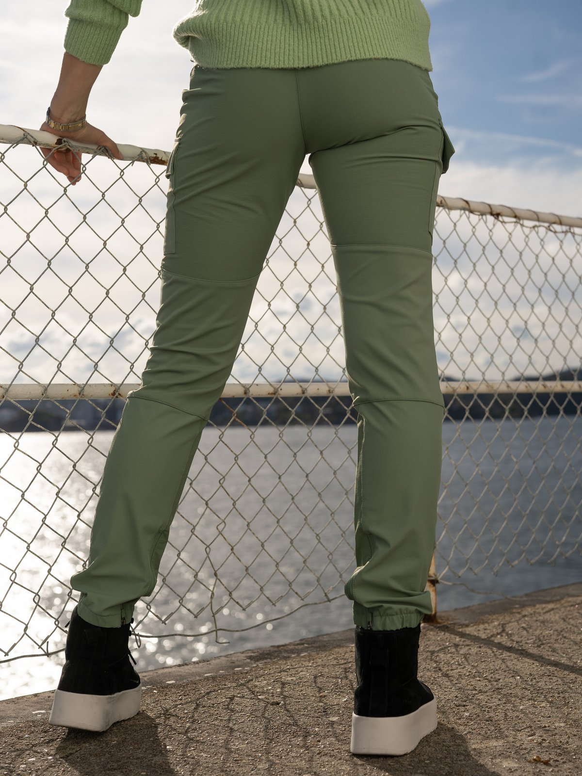 Twentyfour 1222 Shape Bukse Støvgrønn