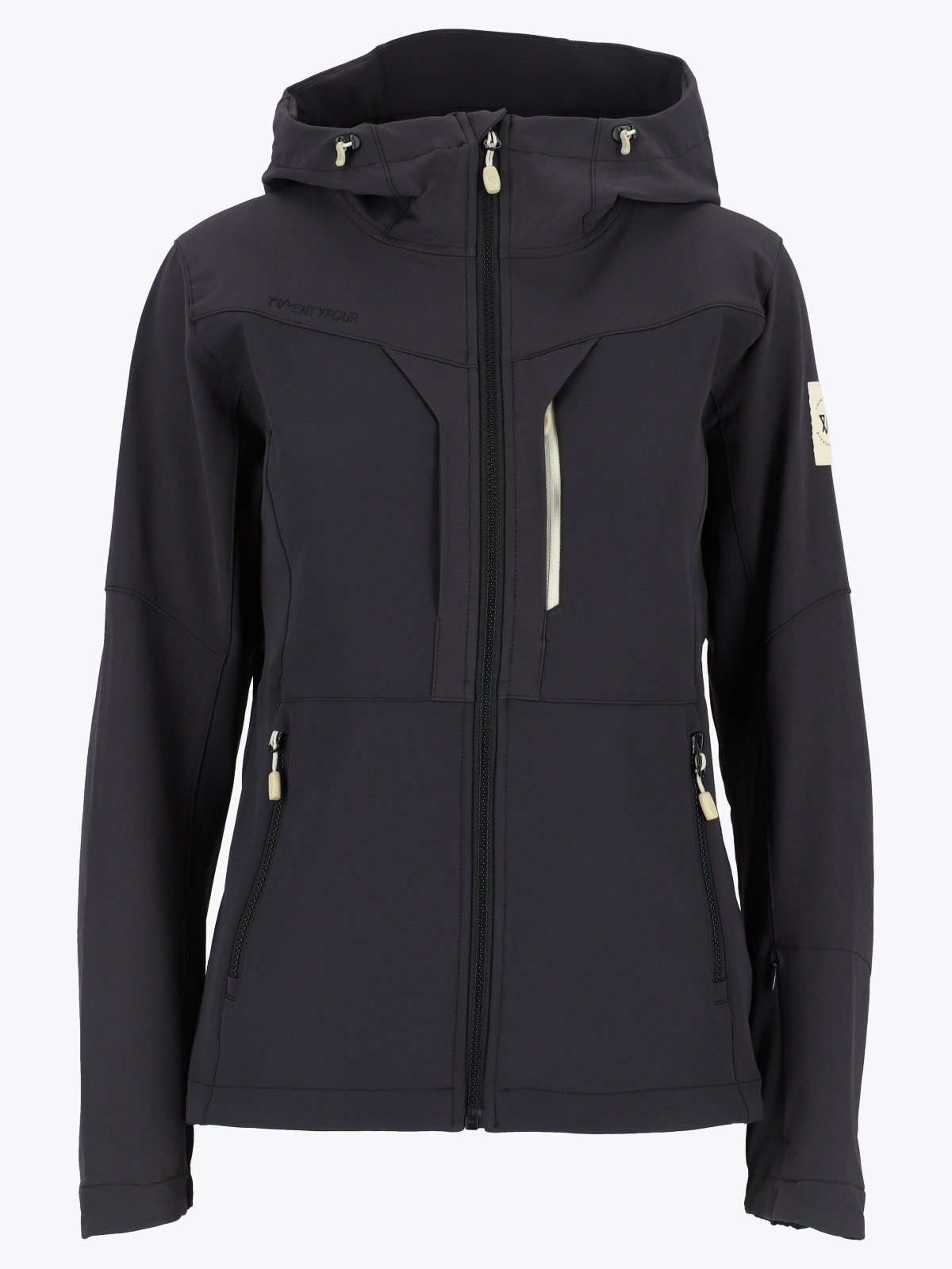 Twentyfour Finse Softshelljakke Skyggesort