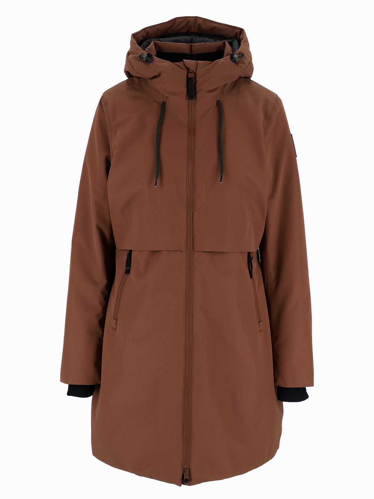 Twentyfour Mellow Vattert Parkas Mokka