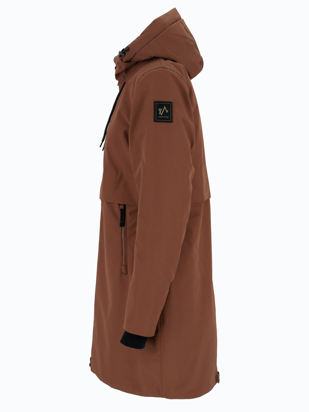 Twentyfour Mellow Vattert Parkas Mokka